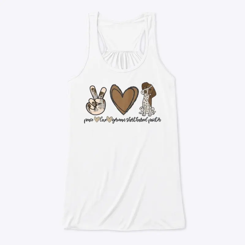 Peace Love German Shorthaired Pointer