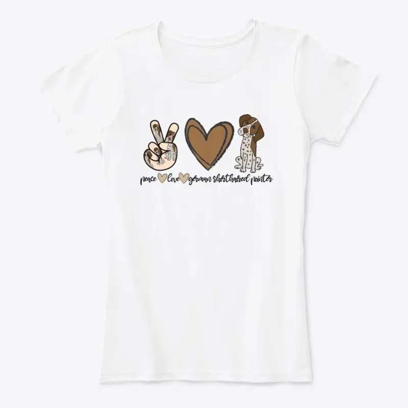 Peace Love German Shorthaired Pointer