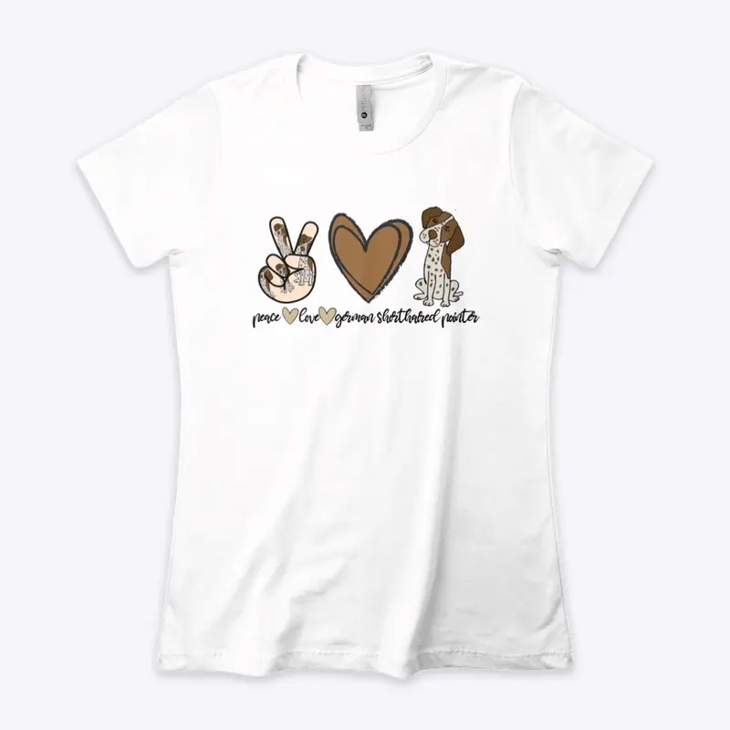 Peace Love German Shorthaired Pointer